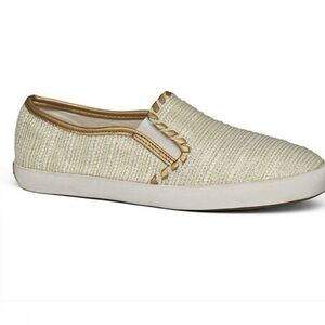 Jack Rogers Baldwin Slip On Sneaker Ecru Size 9.5